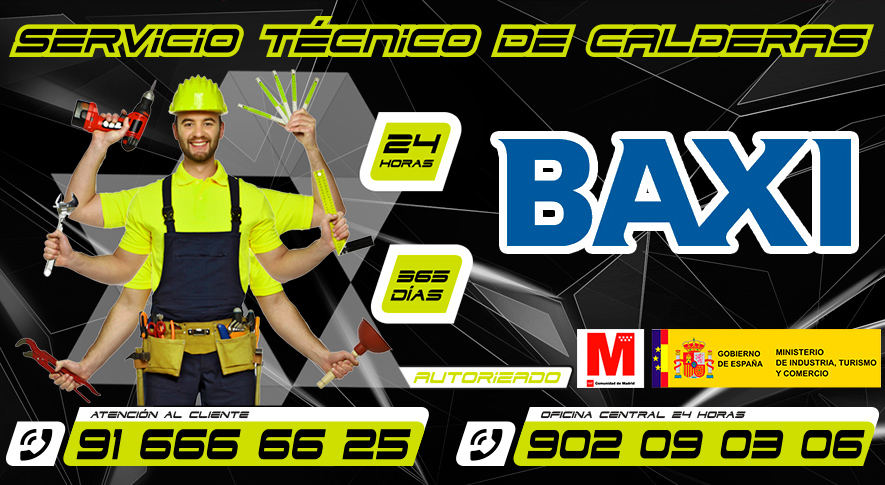 Servicio Técnico Calderas Baxi en Fuenlabrada