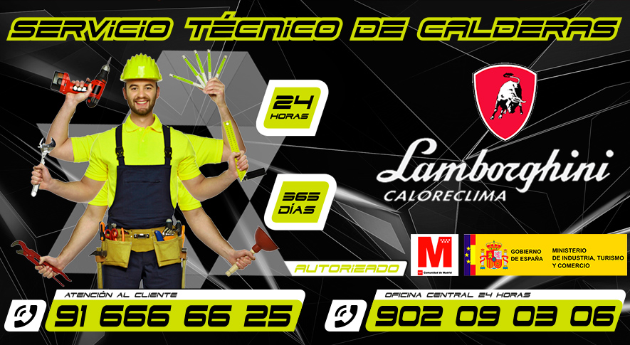 Servicio Técnico Calderas Lamborghini en Fuenlabrada