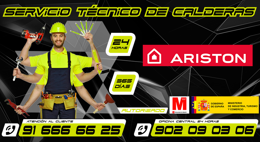 Servicio técnico calderas Ariston en Fuenlabrada