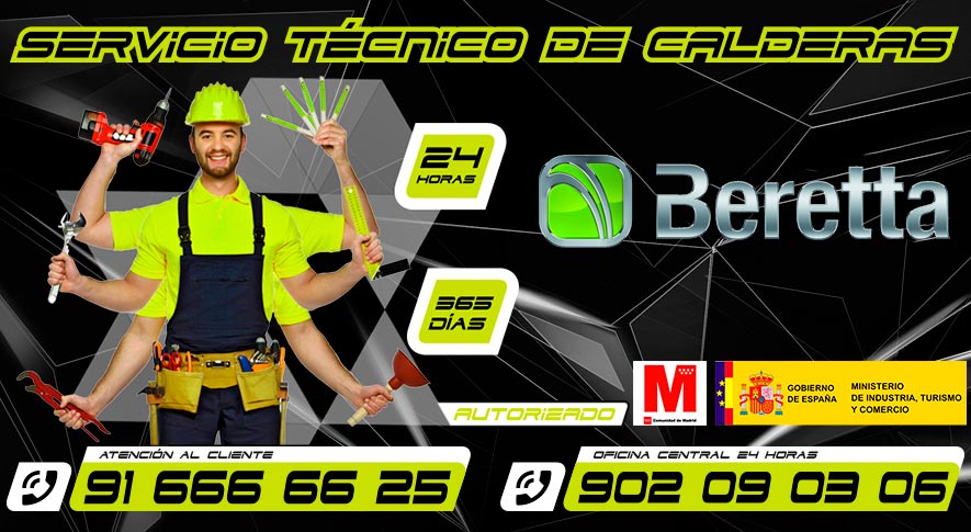 Servicio técnico Calderas Beretta en Fuenlabrada