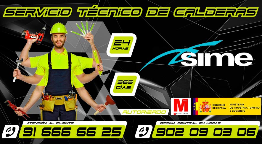 Servicio Técnico Calderas Sime en Fuenlabrada