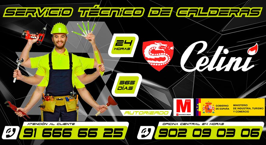 Servicio técnico calderas Celini en Fuenlabrada