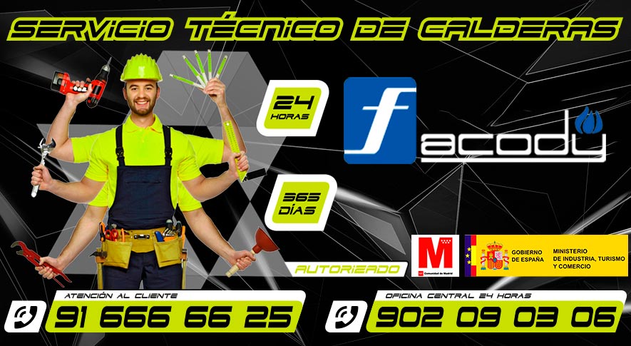 Servicio Técnico Calderas Facody en Fuenlabrada