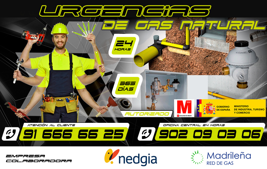 Urgencias de Gas Natural en Fuenlabrada